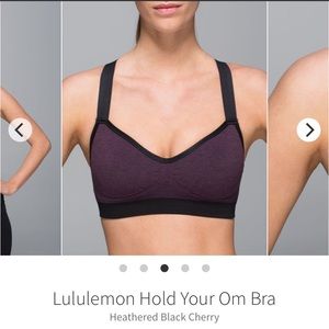 Lululemon Hold Your Om Bra size 8